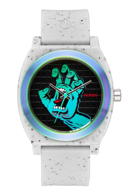 Nixon US Santa Cruz Time Teller - Concrete / Screaming Hand A1367-5149-00 kol saati