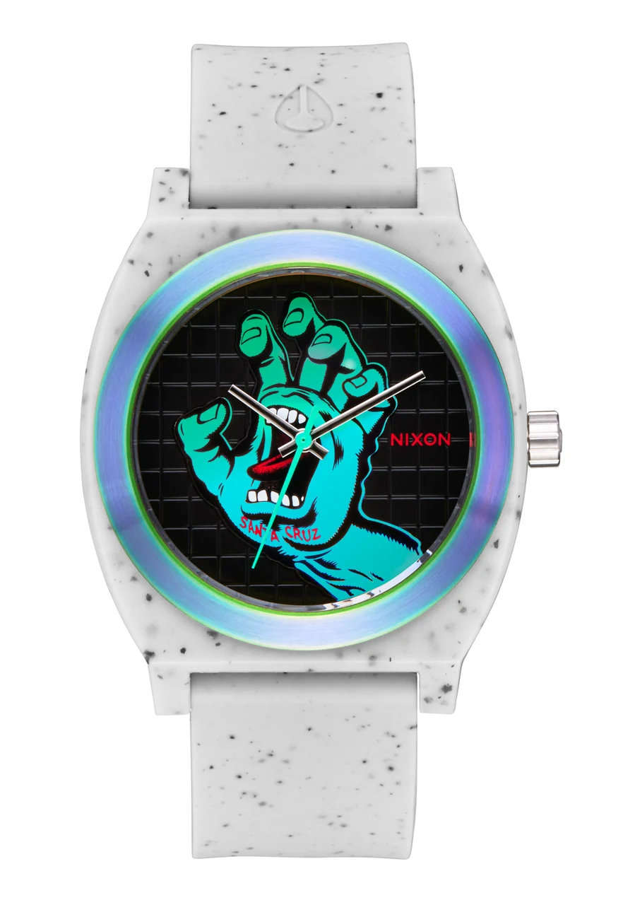 Nixon US Santa Cruz Time Teller - Concrete / Screaming Hand A1367-5149-00 kol saati