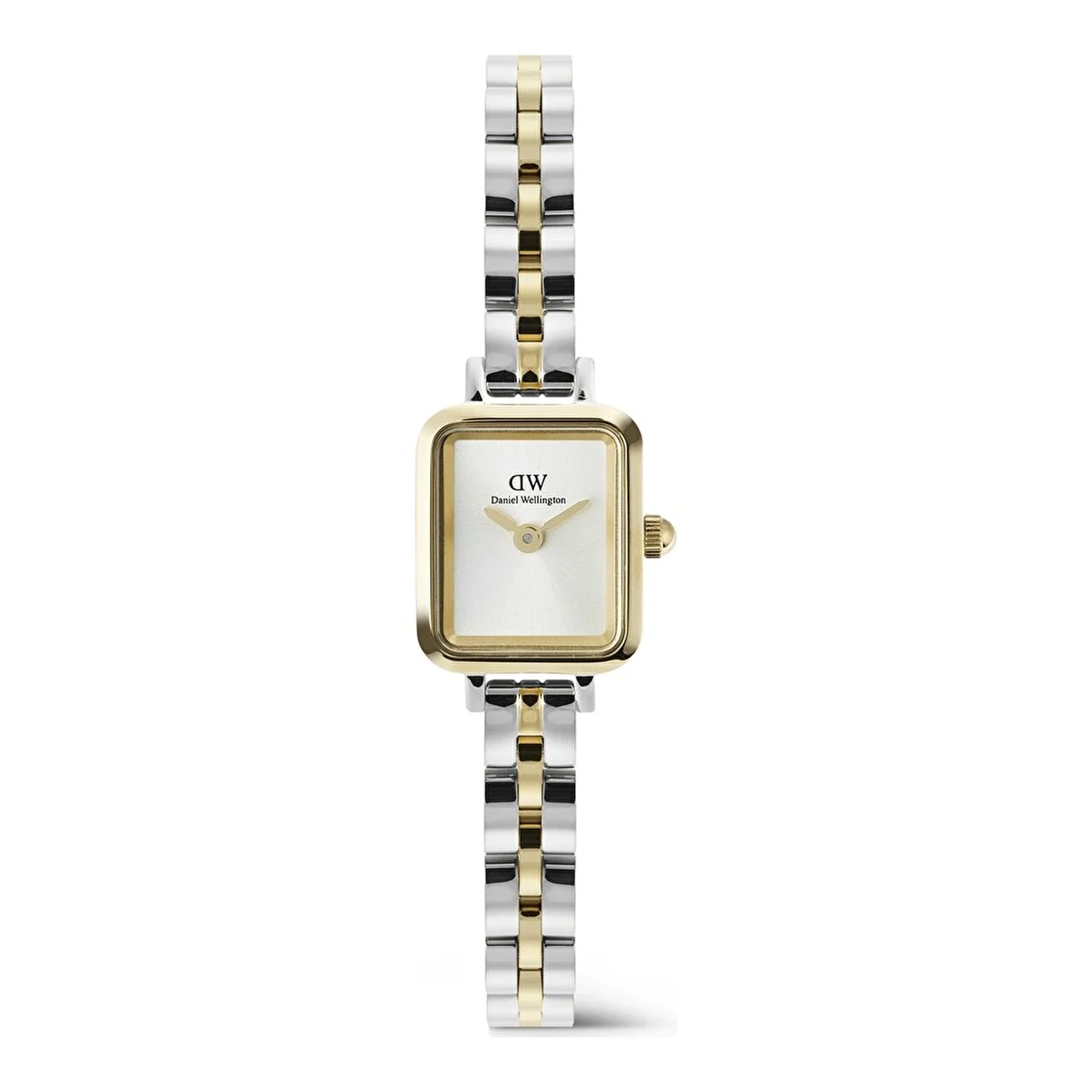 DANIEL WELLINGTON Quadro Mini 3-Link Two Tone G DW00600925 15.4 mm kol saati