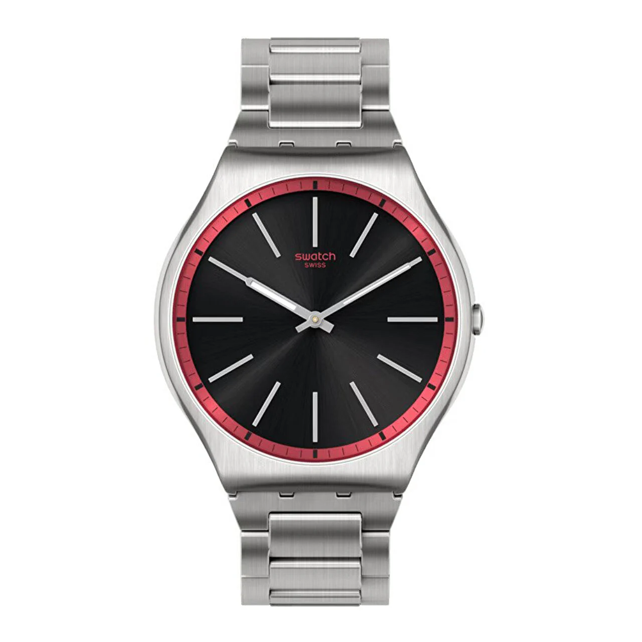 Swatch Red Graphite SS07S129G 42 mm kol saati