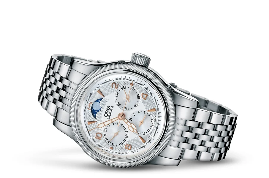 Oris Big Crown Complication 2004 01 581 7566 4061-07 8 19 61 38 mm kol saati