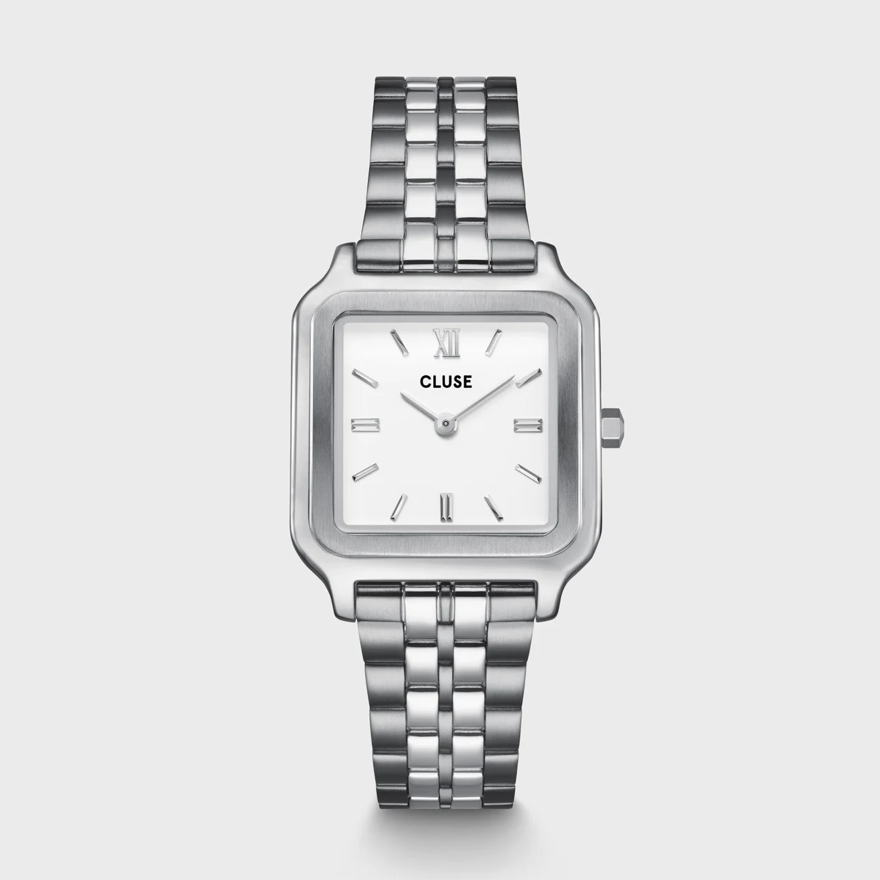 CLUSE Gracieuse Watch Steel, White, Silver Colour CW11907 28 mm kol saati