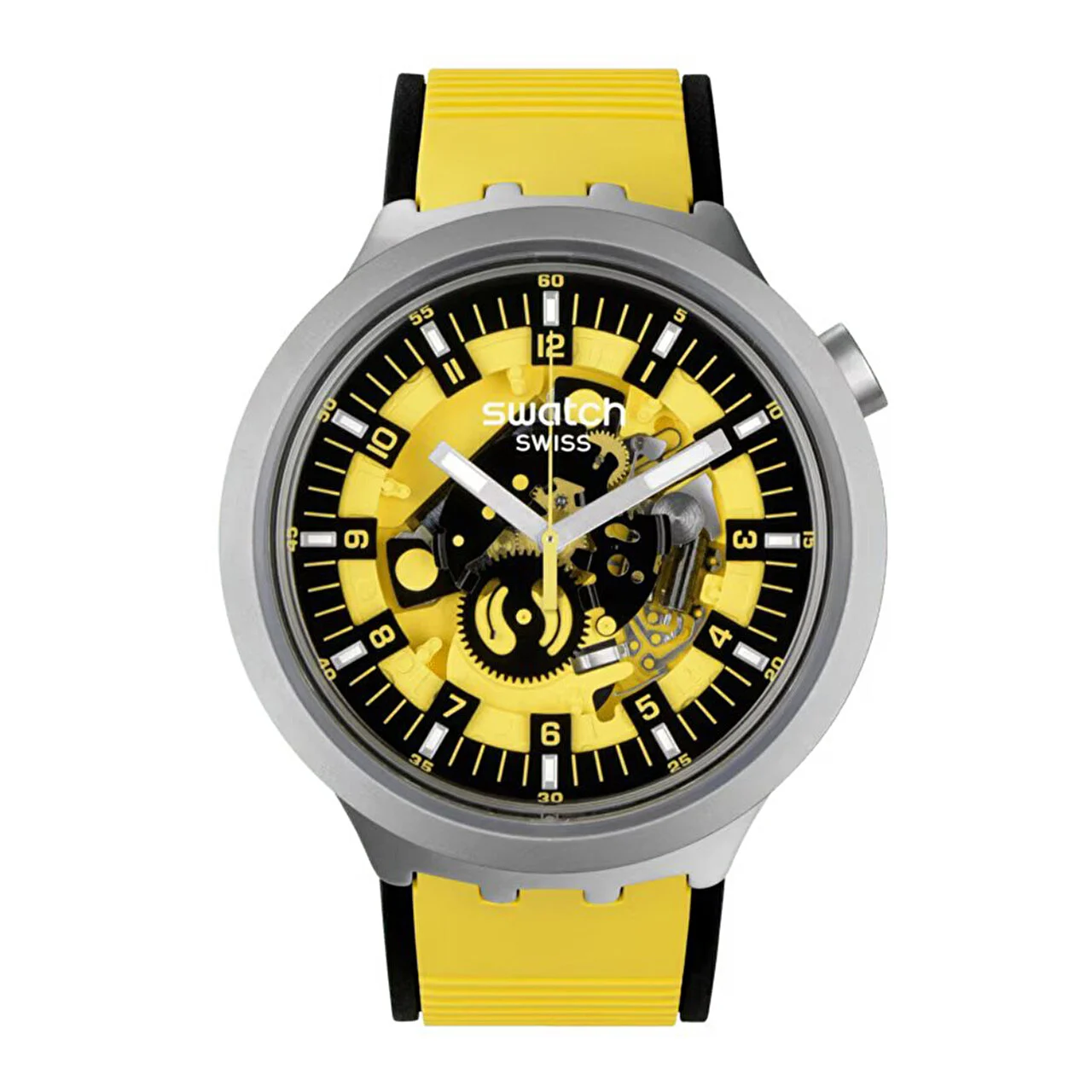 Swatch Bolden Yellow SB07S109 47 mm kol saati