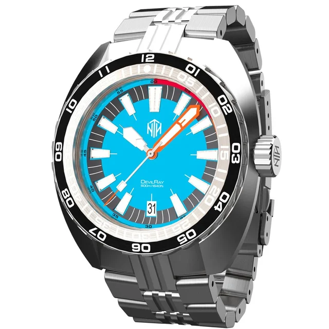 NTH DevilRay 500-Meter Automatic Dive Watch with an AR Sapphire Crystal #WW- -DRTD WW-NTH-