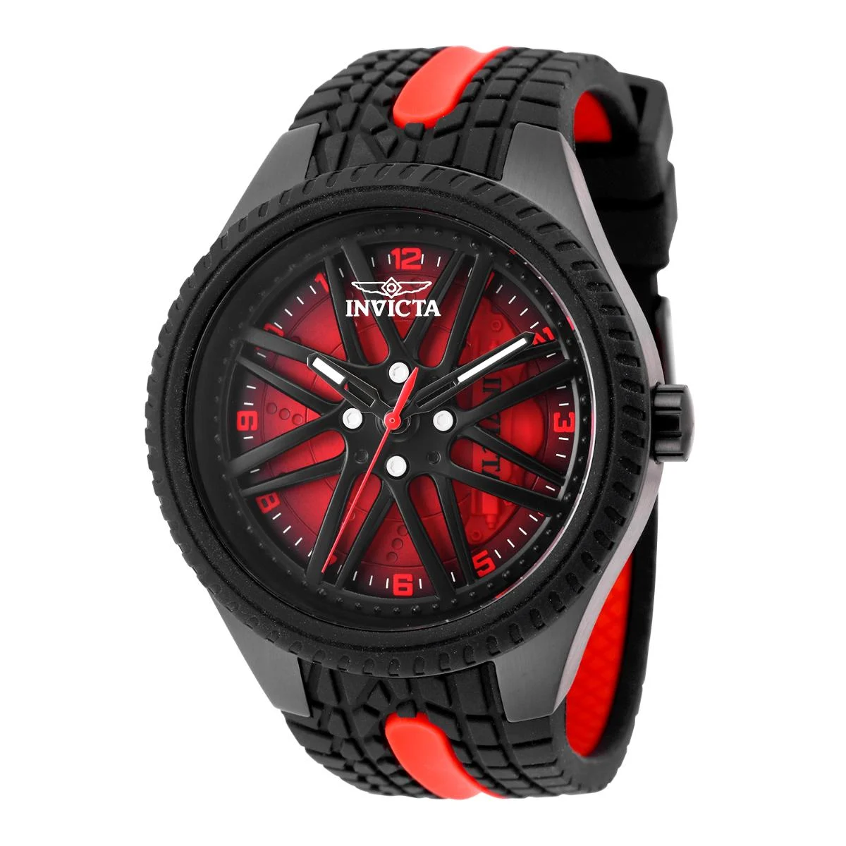 Invicta Racing Driftix Watch - 46mm, Red, Black (50754) 46 mm kol saati