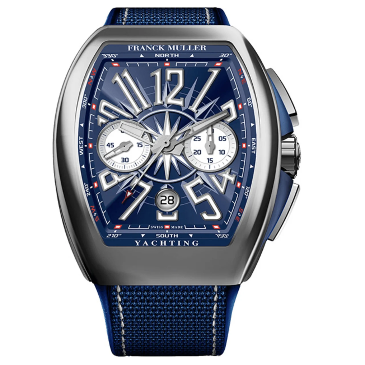 Franck Muller Vanguard Yachting V45CCYACHTACBL 44 mm kol saati