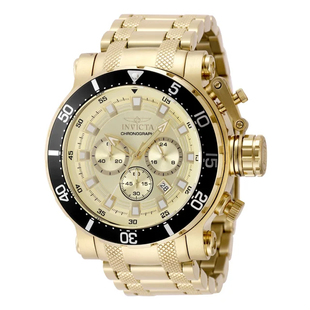 Invicta Coalition Forces Night Hawk Watch - 52mm. Gold (49093) kol saati