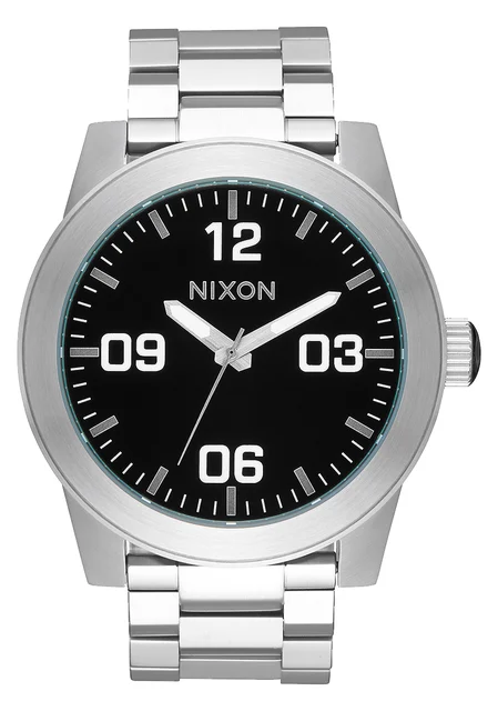 Nixon US Corporal Stainless Steel - Black A346-000-00 kol saati