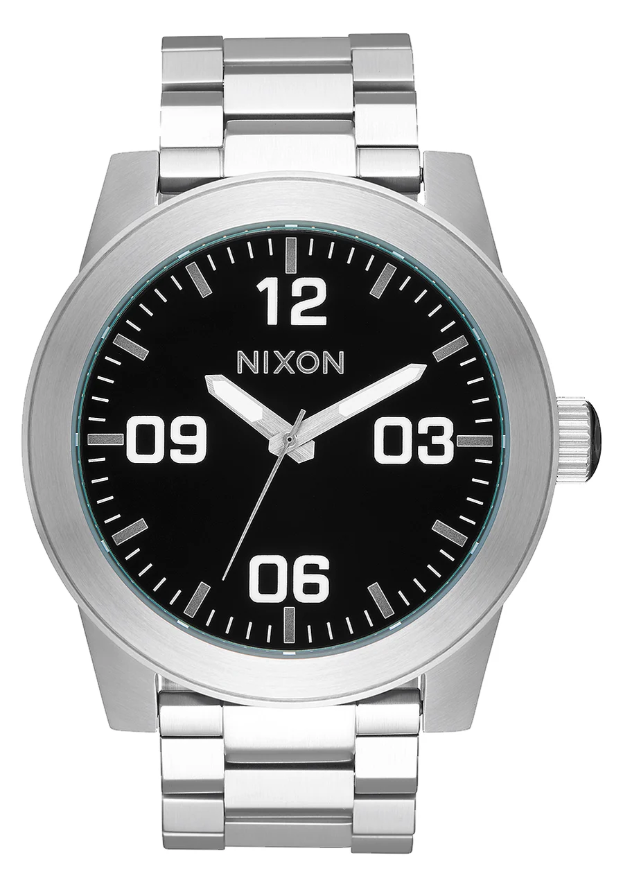 Nixon US Corporal Stainless Steel - Black A346-000-00 48 mm kol saati