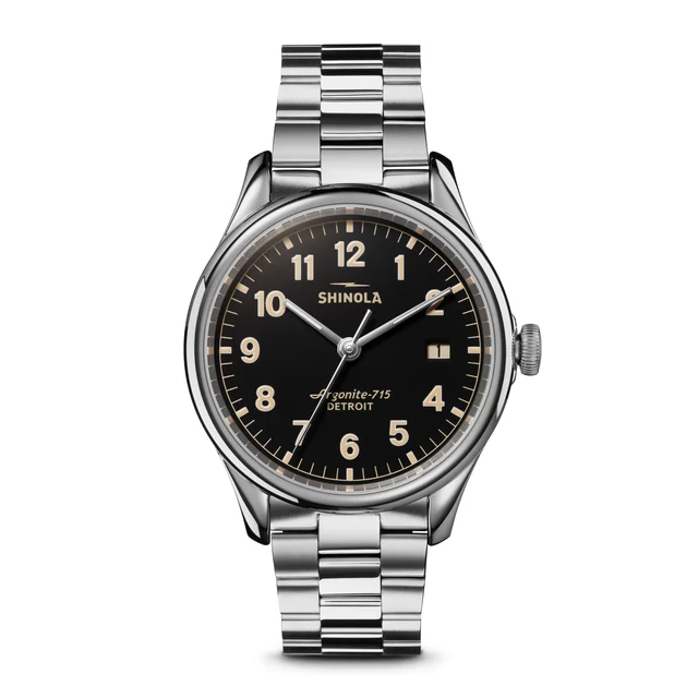 Shinola Vinton S0120141278-1-Blk-38-USA kol saati