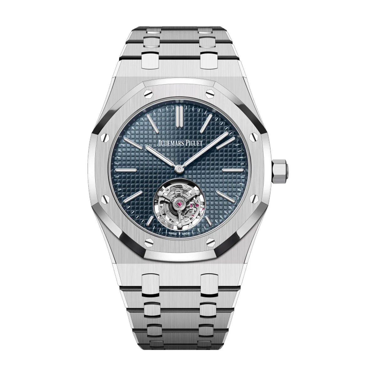 Audemars Piguet Tourbillon Blue Dial Audemars Piguet 26670ST.OO.1240ST.02 Tourbillon Blue Dial 39 mm kol saati
