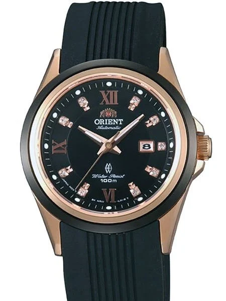 Orient GEM Automatic Watch with Sapphire Crystal and Sparkling Crystals on the Dial #NR1V001B 32 mm kol saati