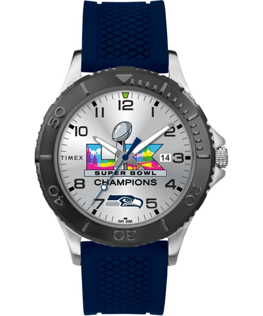 Timex Super Bowl LX Champions Seattle Seahawks- Gamer TW6A17400 kol saati