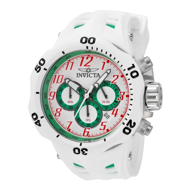 Invicta Venom Hydra Watch - 52mm. Green. White (48239) kol saati