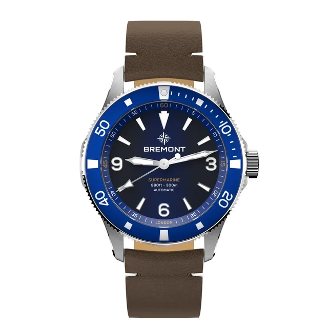 Bremont Supermarine SM40-ND-SS-BL-L-S kol saati