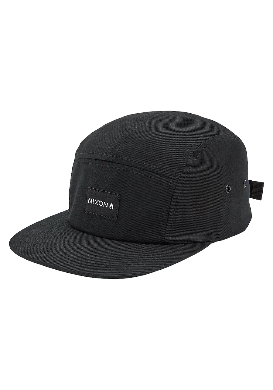 Nixon US Mikey 5 Panel Hat - Black C2997-000-00 kol saati