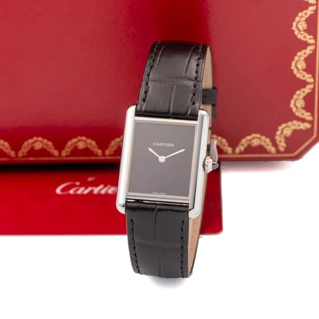 Cartier CARTIER, REF. WSTA0064, TANK MUST, BLACK DIAL, LIMITED GENEVA EDITION OF 50 PIECES