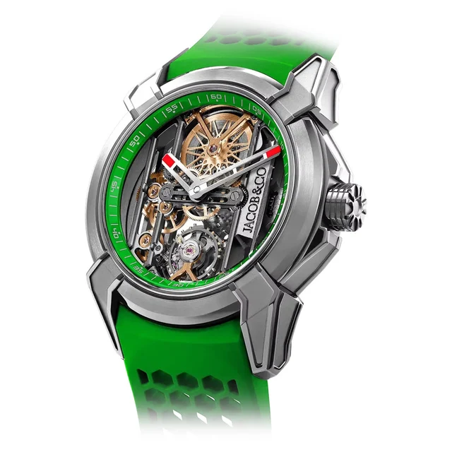 Jacob & Co. Jacob & Co. Epic X Skeleton Green EX110.20.AA.AC.A kol saati