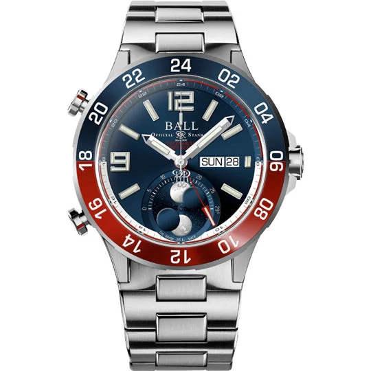 Ball Roadmaster Marine GMT Moon Phase Blue Dial 42mm DG3220A-S1CJ-BE kol saati
