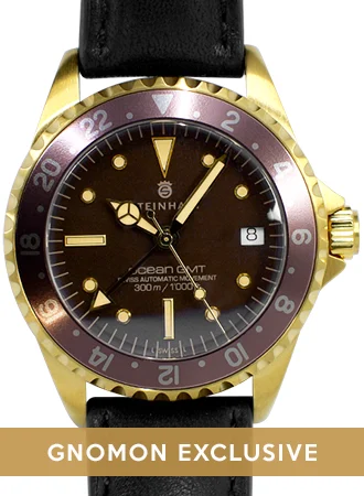 Steinhart Ocean 39 GMT Concorde - Leather - Gnomon Exclusive 103-1391/ST/LS 39 mm kol saati