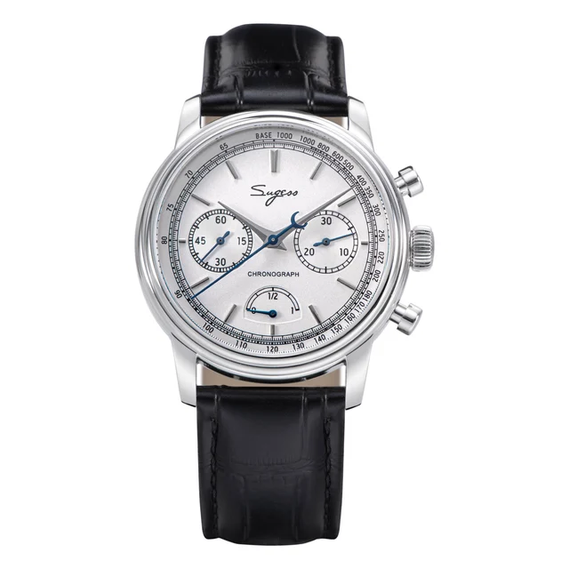 Sugess Chrono Master S438 White Dial Power Reserve Indicator chrono-master-su1906sw kol sa