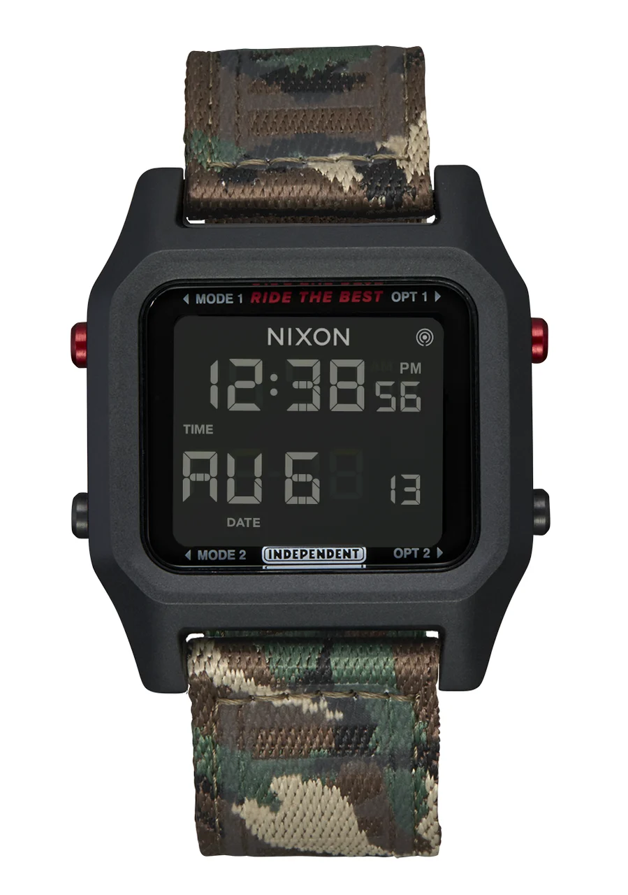 Nixon US Independent Staple - Black / Camo A1351-047-00 kol saati