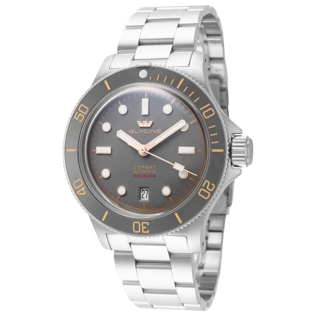 Glycine Combat Sub Box Ceramic Watch GL0525 kol saati