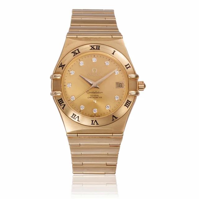OMEGA OMEGA, REF. 111.50.36.20.58.001, CONSTELLATION 160 YEARS, NEW OLD STOCK, 18K YELLOW