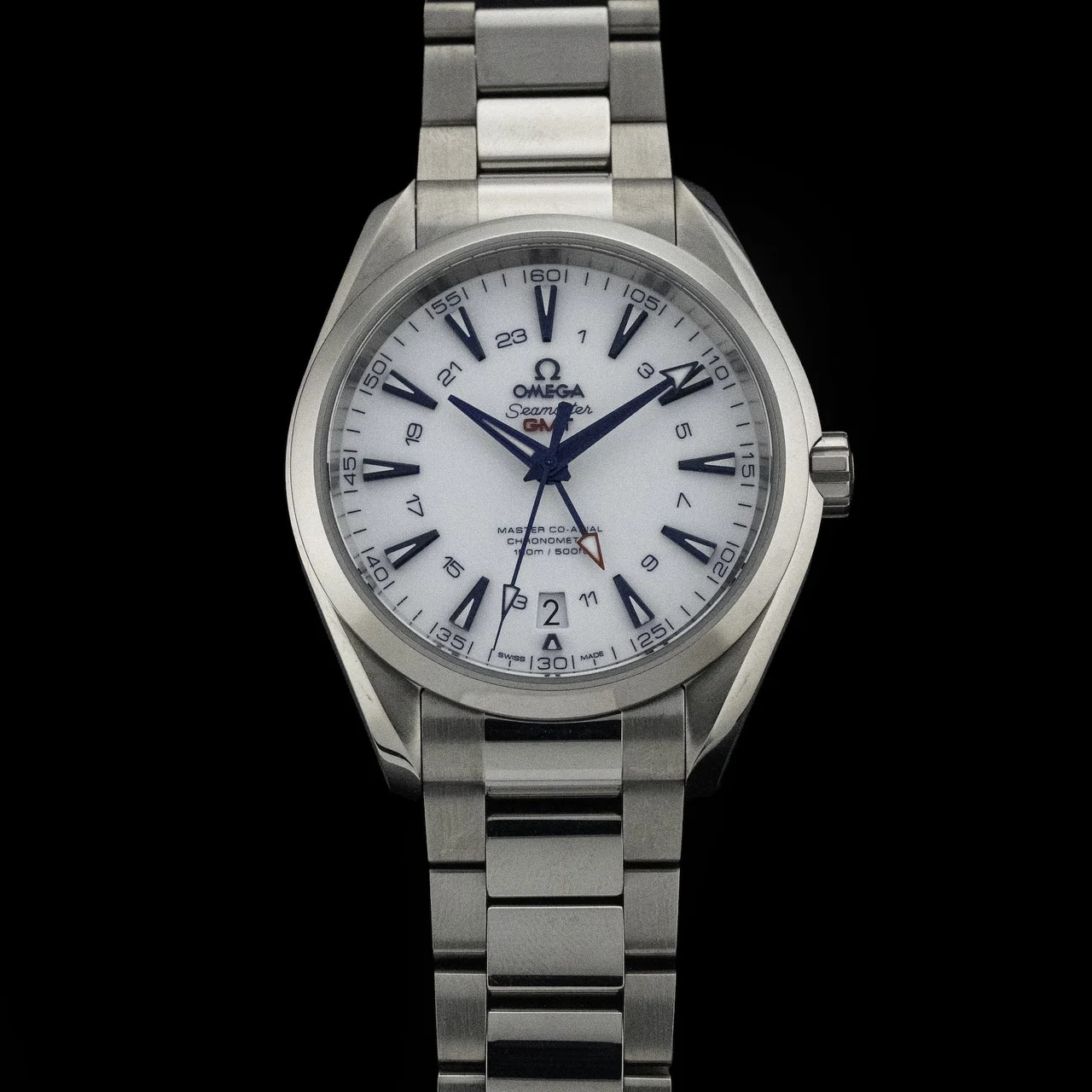 OMEGA Seamaster Aqua Terra GMT 231.90.43.22.04.001 210009N37693 kol saati