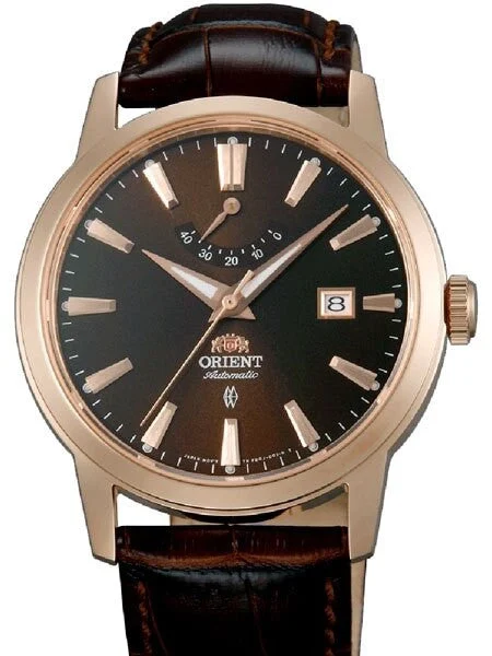 Orient Curator Automatic Watch with Power Reserve and Sapphire Crystal #FD0J001T kol saati