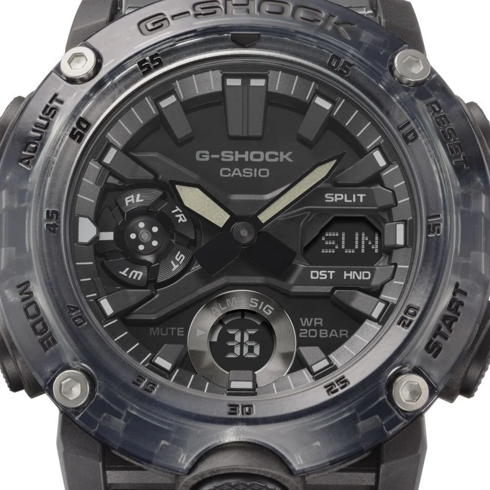 Casio G-shock Carbon GA-2000SKE-8ADR 48 mm kol saati