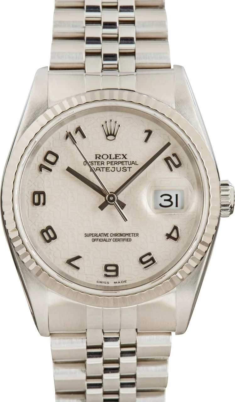 Rolex ROLEX, REF. 16234, DATEJUST, STEEL 36 mm kol saati