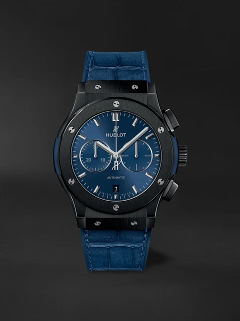 Hublot Classic Fusion Ceramic Blue Chronograph 541.CM.7170.LR kol saati