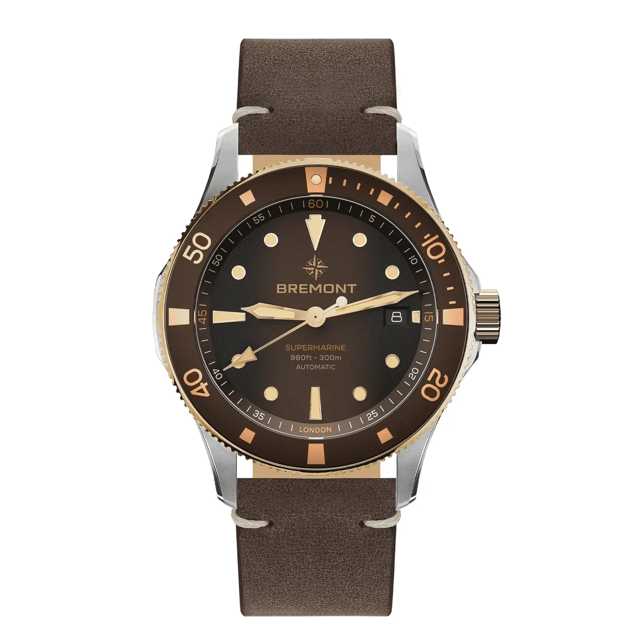 Bremont Supermarine SM40-DT-BI-BR-L-S 40 mm kol saati
