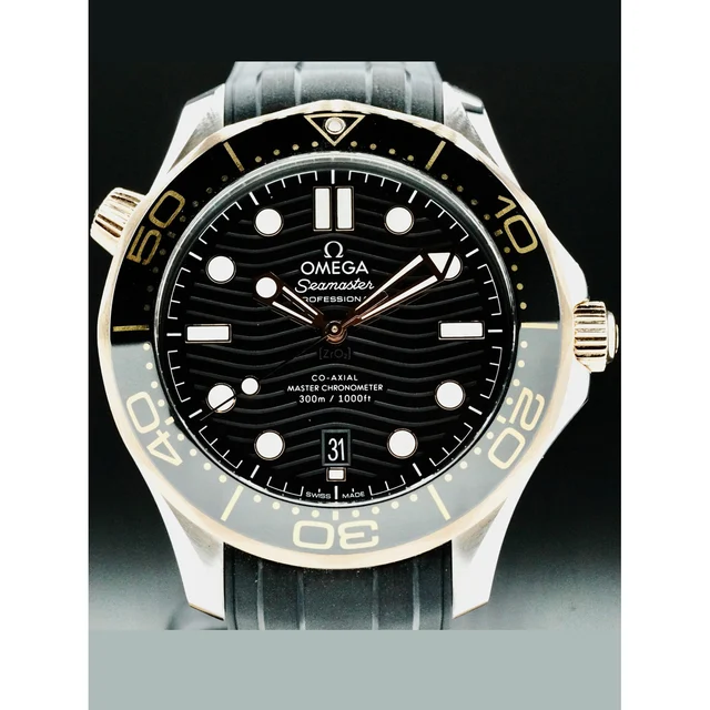 OMEGA Seamaster Diver 300M Co-Axial Master Chronometer Sedna Gold 210000082810 kol saati