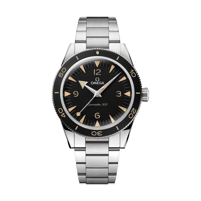 OMEGA Seamaster 300 41mm - Black on Bracelet O23430412101001 kol saati