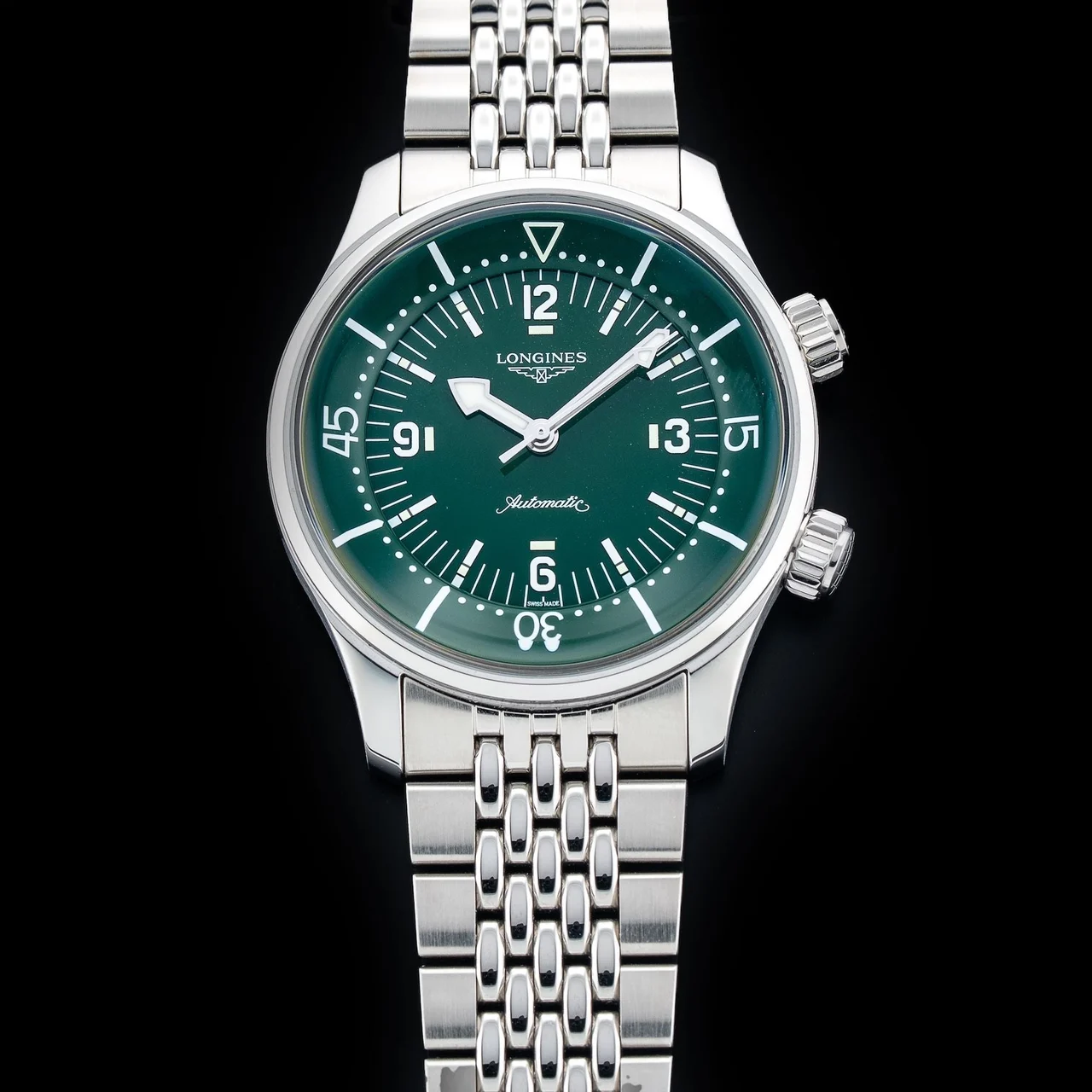 Longines Legend Diver L3.764.4.06.6 210009N36563 39 mm kol saati
