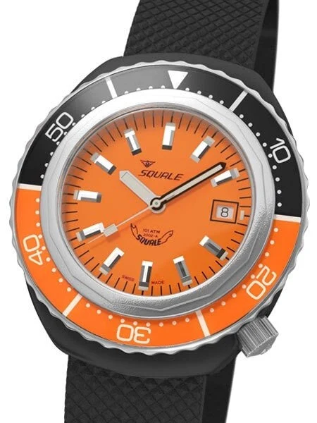 Squale meter Professional Swiss Automatic Dive watch with Black PVD Case #2002O-PVD-R kol
