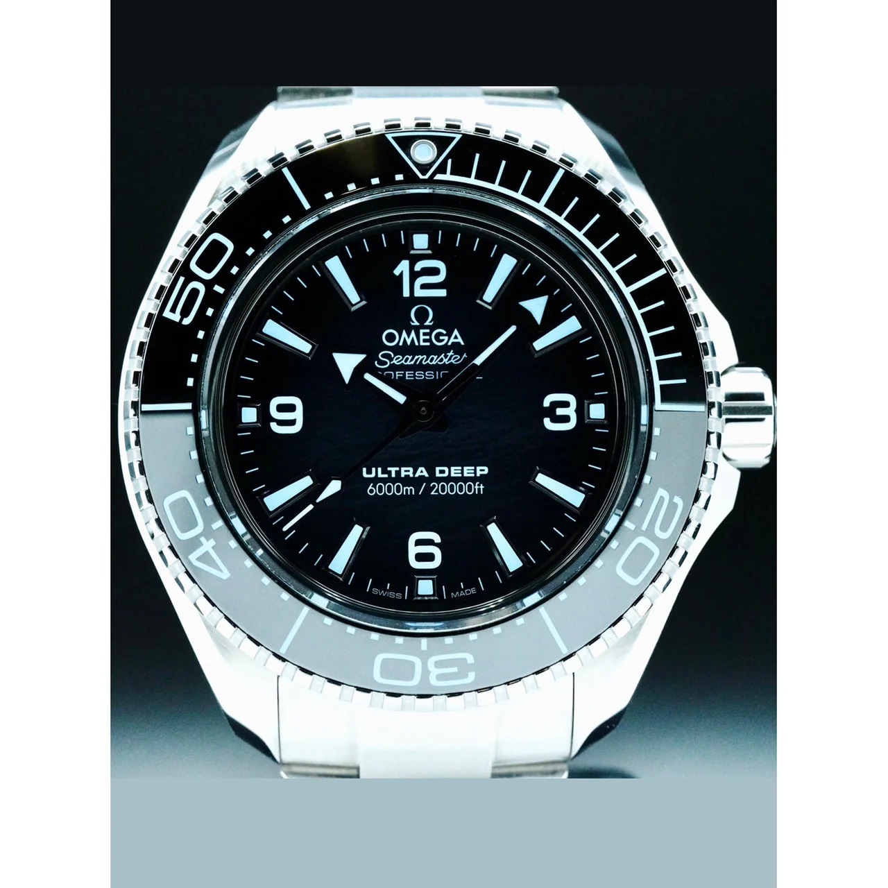 OMEGA Seamaster Ultra Deep 6000M Summer Blue 210000079125 45.5 mm kol saati