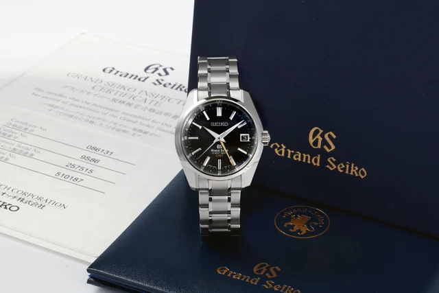 Seiko SEIKO REF. 9S86-00A0, GRAND SEIKO HI-BEAT 36000 GMT, TITANIUM kol saati