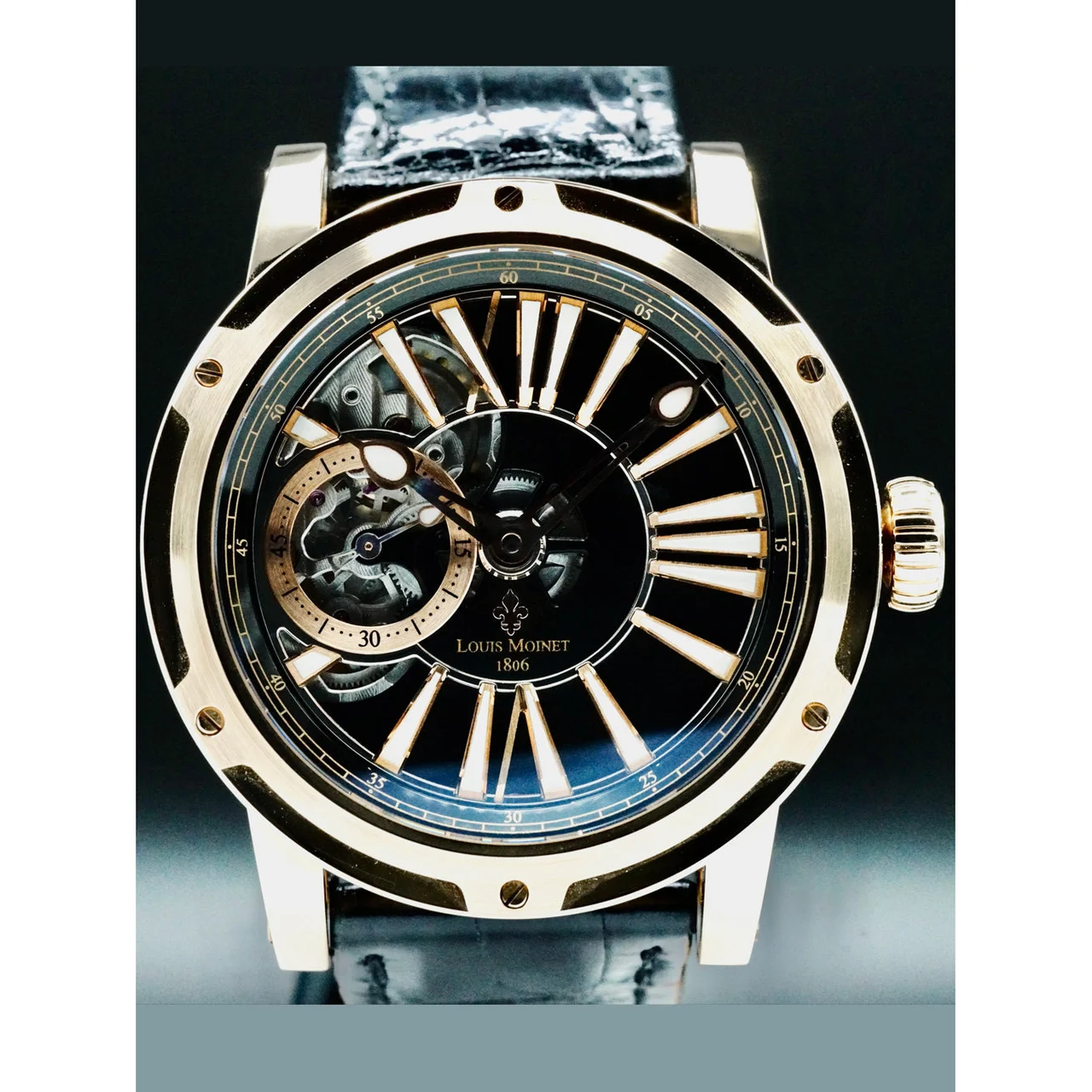 Louis Moinet Metropolis 210000050354 43.2 mm kol saati