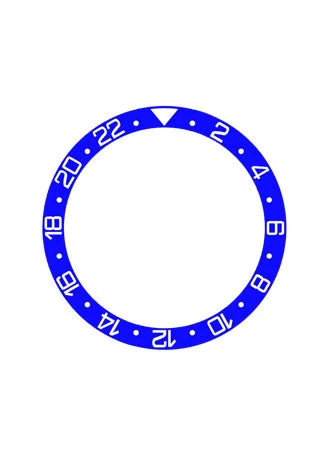 Glycine-Mods GMT Style Ceramic Bezel Insert Blue GMTBLU/GM/CB42 kol saati