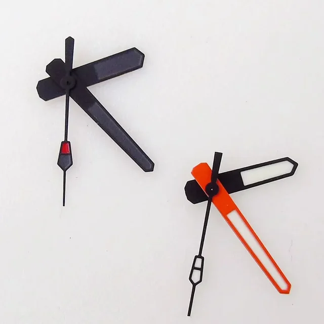 Tandorio Black&Orange &White Watch Hands For NH35A NH36A 7s26 7s36 7s25 7s35 Needles Green