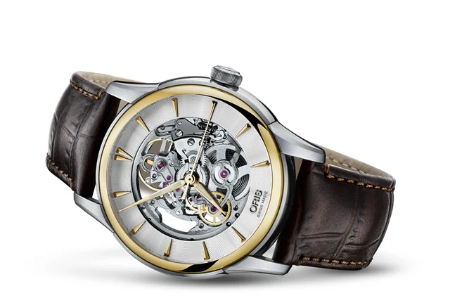 Oris Artelier Skeleton 01 734 7670 4351-07 1 21 73FC kol saati