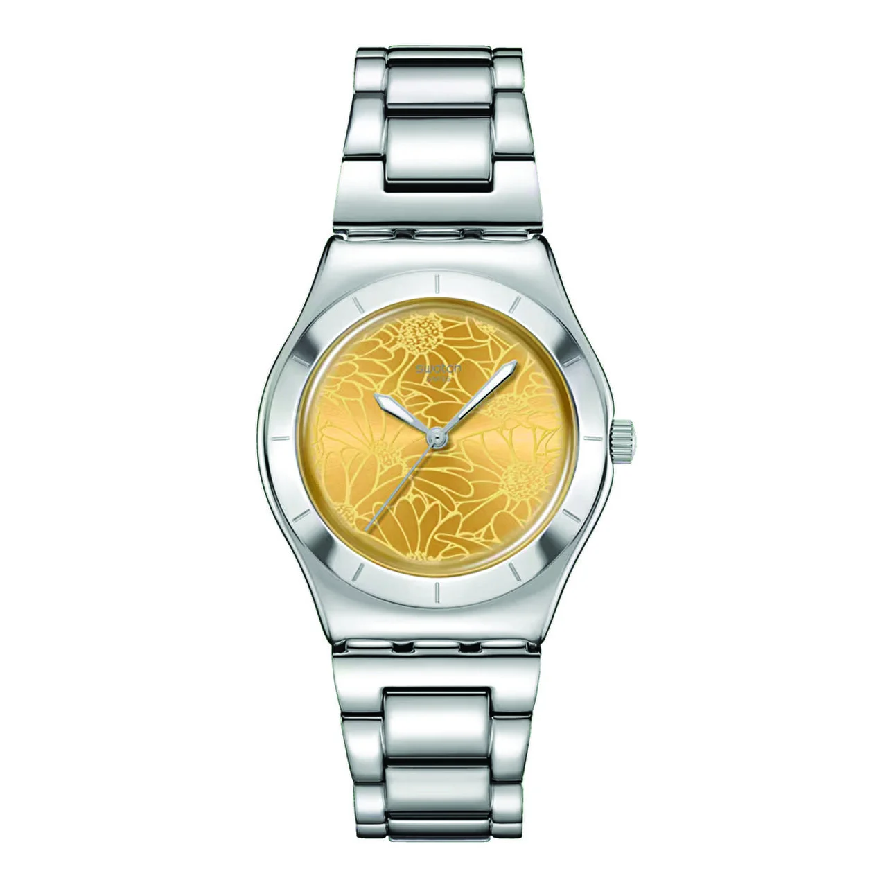 Swatch Petal Swirl YLS236G Quartz Saat 33 mm kol saati