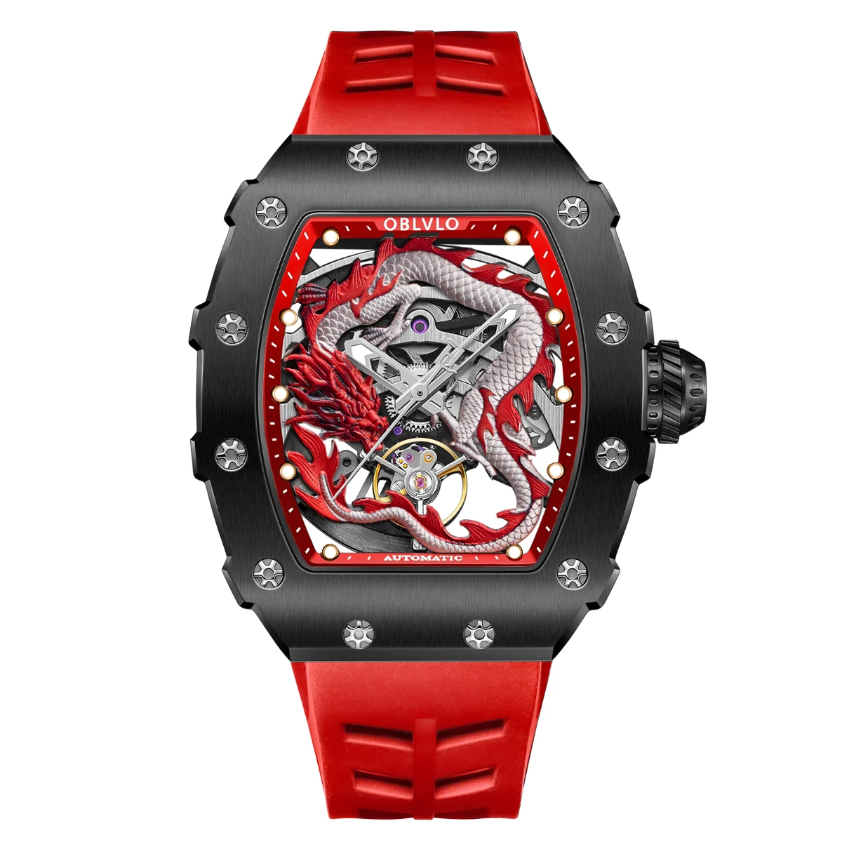 OBLVLO Xm-dragon-brrr 43 mm kol saati