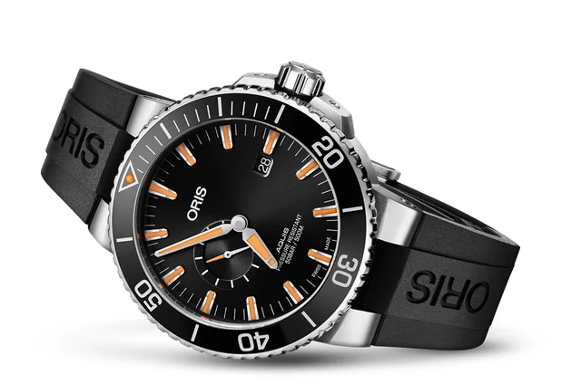 Oris Aquis Small Second, Date 01 743 7733 4159-07 4 24 64EB kol saati