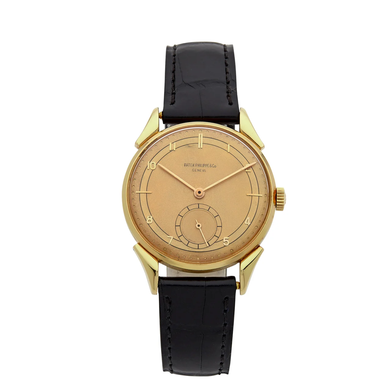 Patek Philippe Ref. 1582, Calatrava, Pink on pink gold kol saati