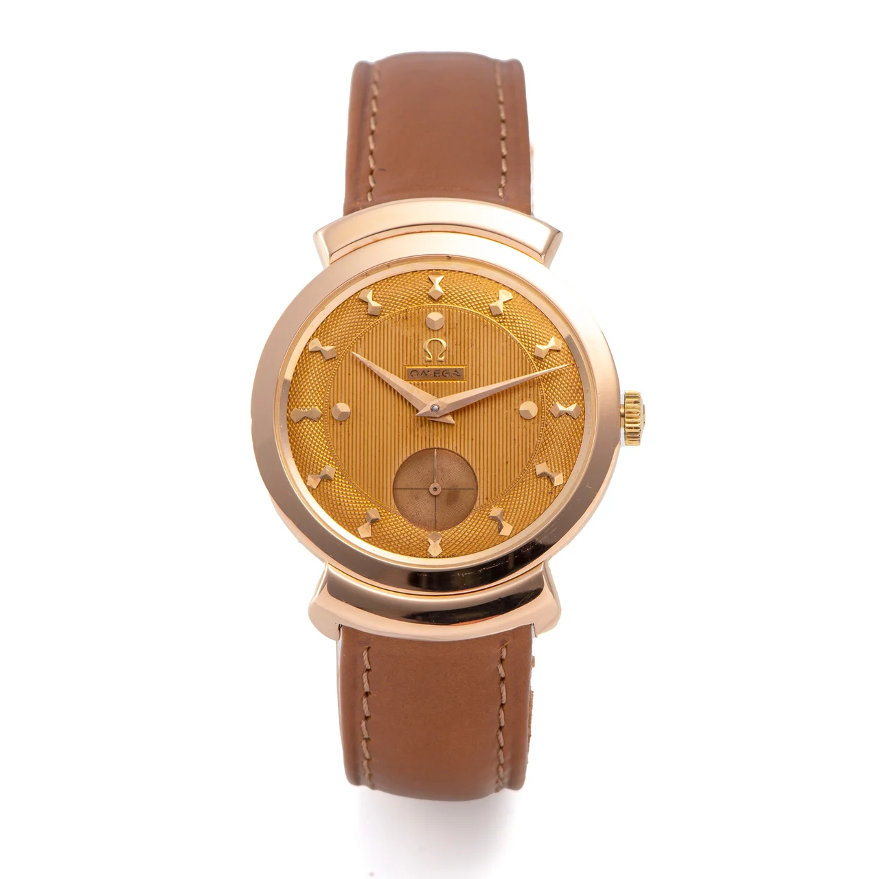 OMEGA OMEGA, REF. OT 14.355, CONSTELLATION, OBSERVATORY CLOISONNE ENAMEL DIAL, PINK GOLD kol saati