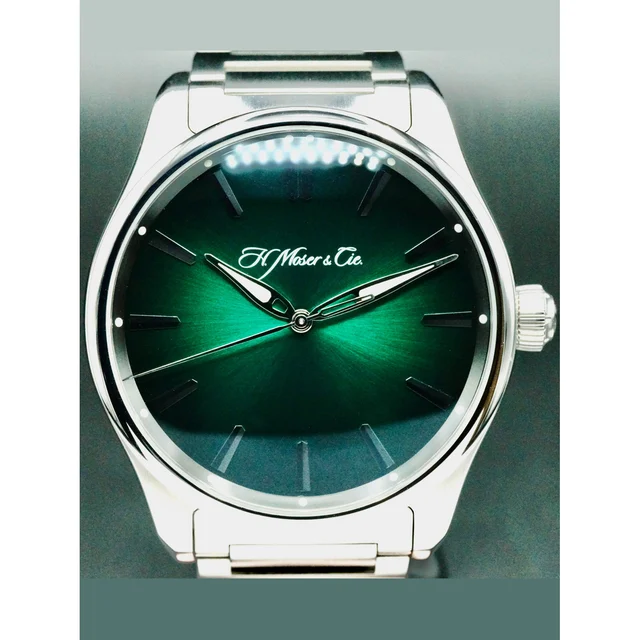 H. Moser and Cie. Moser & Cie. 3200-1202 Pioneer Centre Seconds Green 210000071500 kol saa